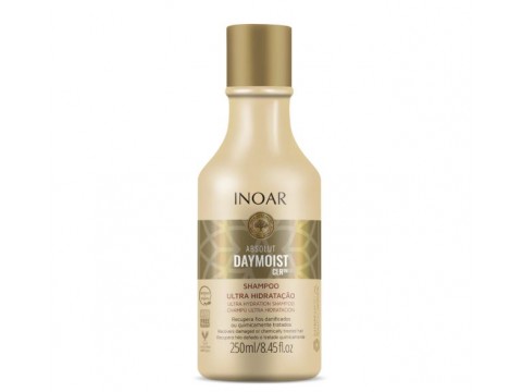 INOAR Absolut Daymoist Shampoo - šampūnas chemiškai pažeistiems plaukams 250 ml